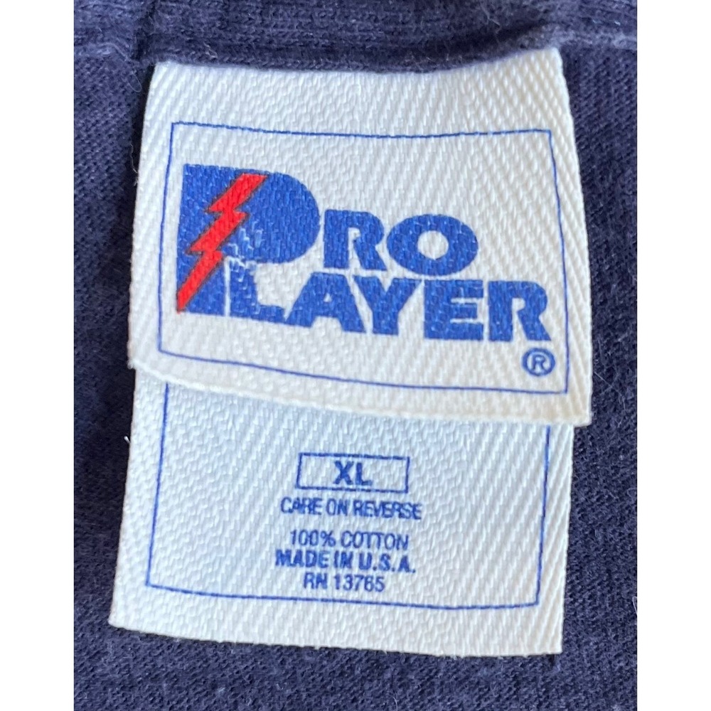Vintage 1997 Cleveland Indians MLB T-Shirt Pro Player Navy Blue XL Single Stitch - Picture 4 of 9